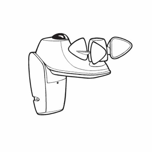Markise fährt ständig ein System mit Anemometer/ Windsensor
